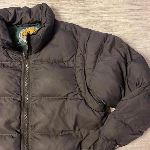 Cabela’s Kids Dark Brown Puffer Coat Vest Size Small 6 7 Years - Picture 2 of 8